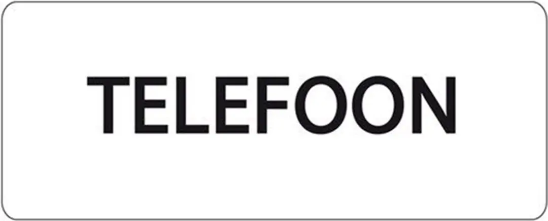 Ivana Tekstbord Telefoon