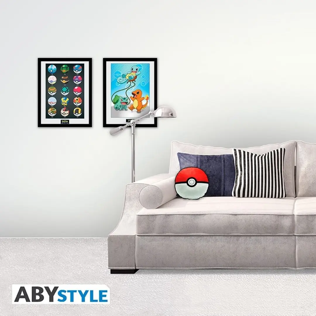 Pokémon Pokéball Kussen - Multicolor - afbeelding 3 van 6