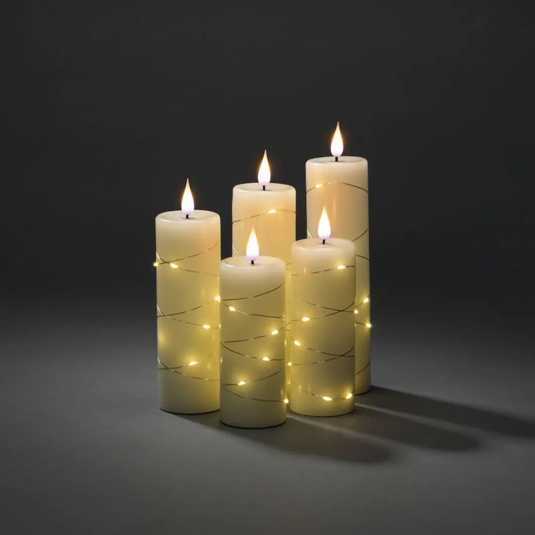 Konstsmide 1845-190 LED-kaars Echte Was