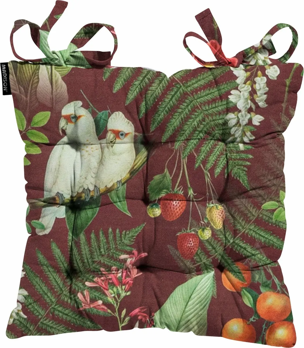 Toscane kussen 46x46 Josie bordeaux