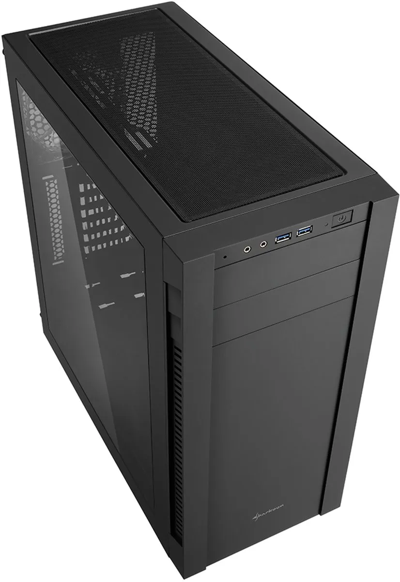 Sharkoon S25-W PC Behuizing - Zwart