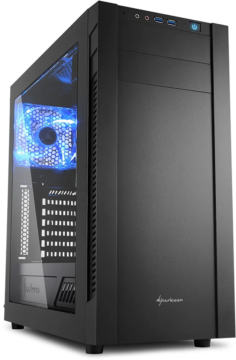 Sharkoon S25-W PC Behuizing - Zwart
