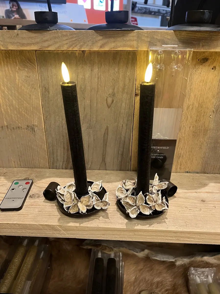 Countryfield Lyon LED Dinerkaars - 2 stuks - Zwart - afbeelding 5 van 6