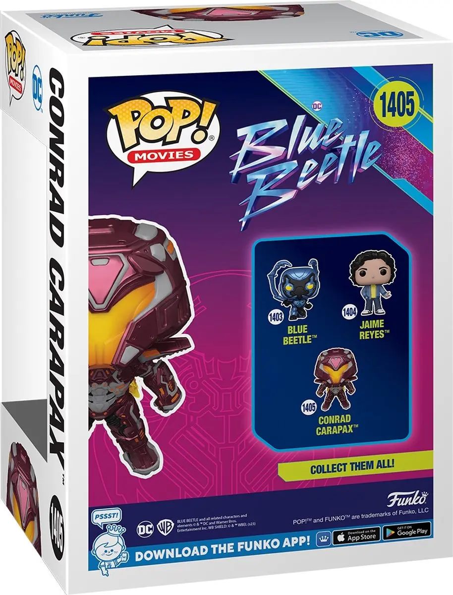 Funko POP! Blue Beetle Conrad Carapax Verzamelfiguur - 9cm - afbeelding 3 van 5