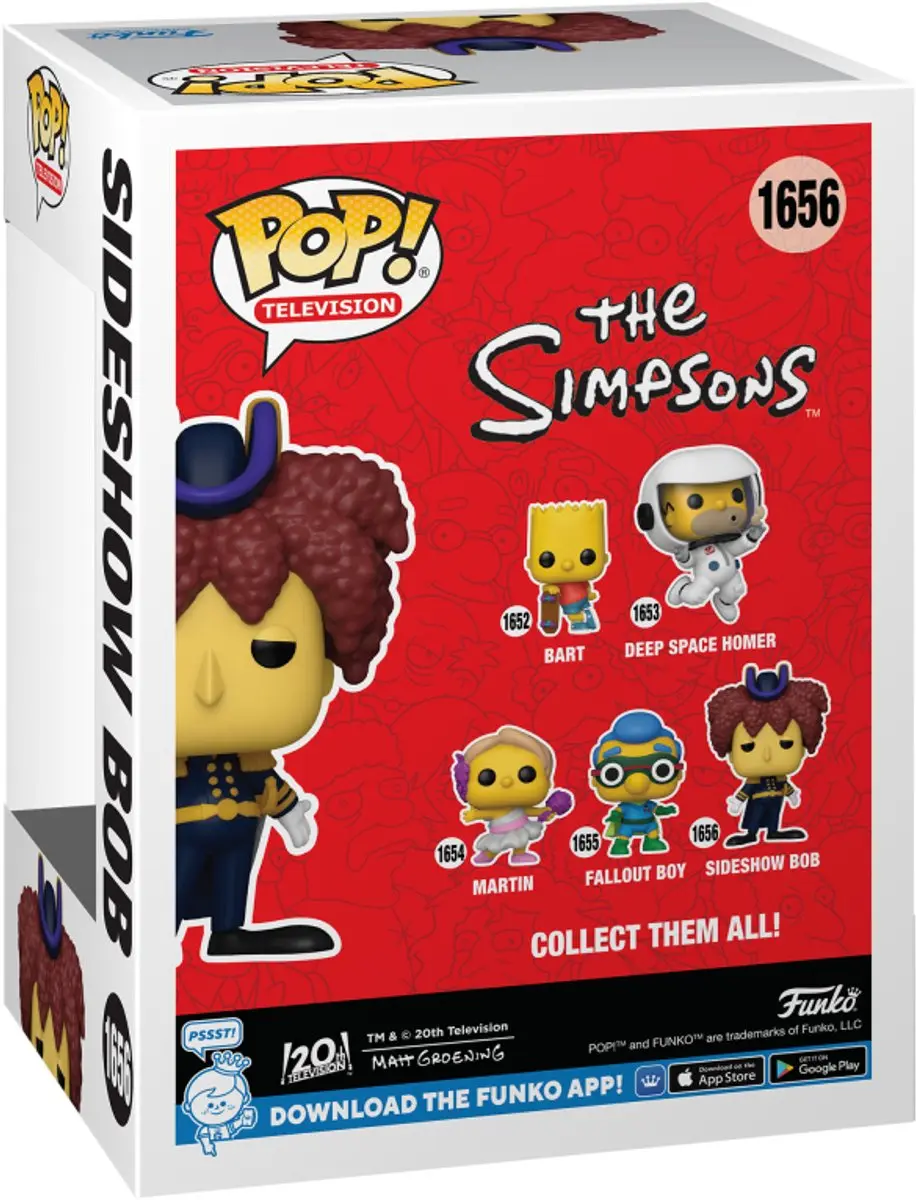 Funko Pop! The Simpsons Sideshow Bob vinylfiguur - afbeelding 4 van 6
