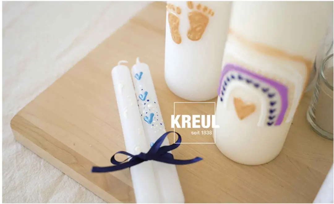 Kreul Kaarsenverf Set 6x29 ml Hello Baby - afbeelding 5 van 6