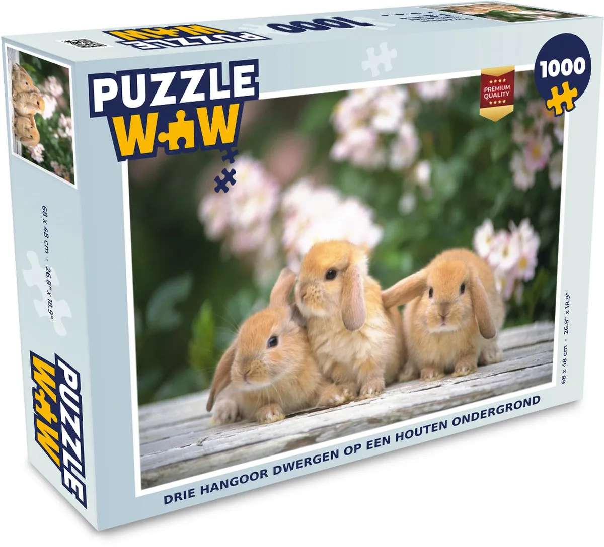 PuzzleWow Legpuzzel 1000 Stuks