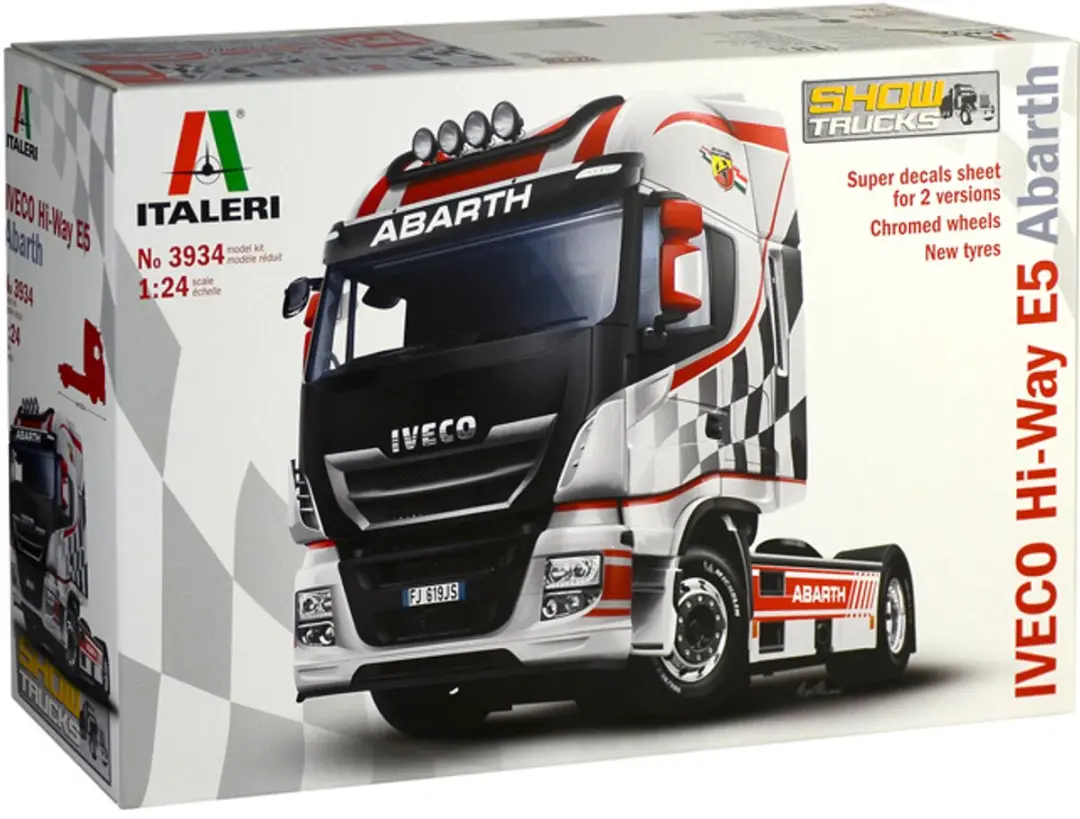 Italeri 3934 Iveco HI-WAY E5 Abarth vrachtwagen 1:24