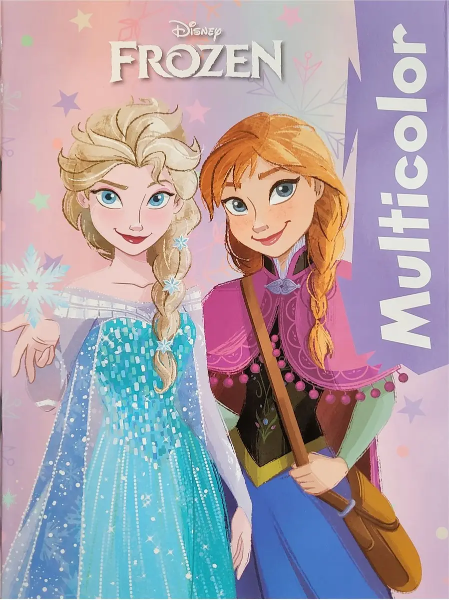 Multicolor Disney Frozen Kleurboek