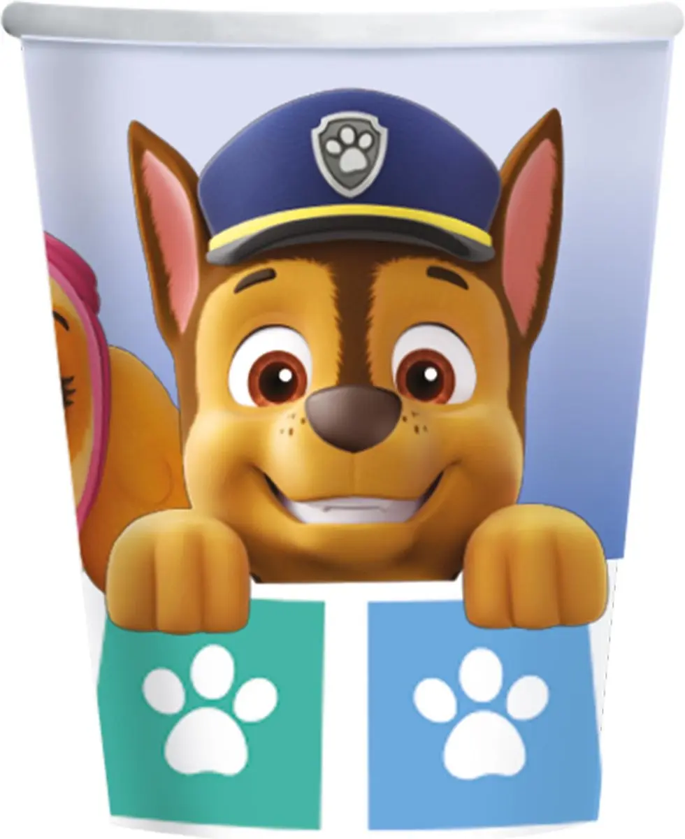 PAW Patrol Papieren Bekers 250ml