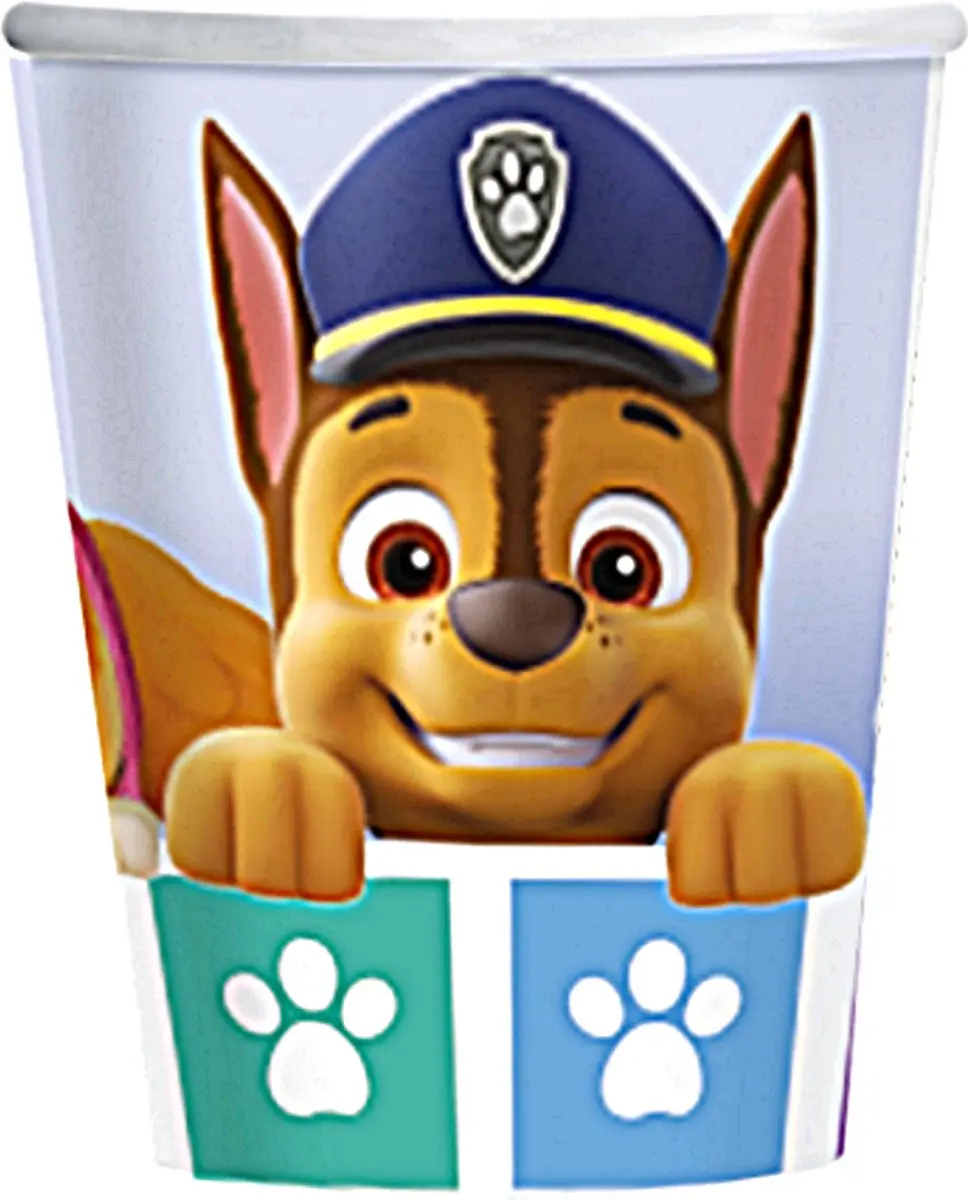 PAW Patrol Papieren Bekers 250ml - 8x - afbeelding 4 van 5