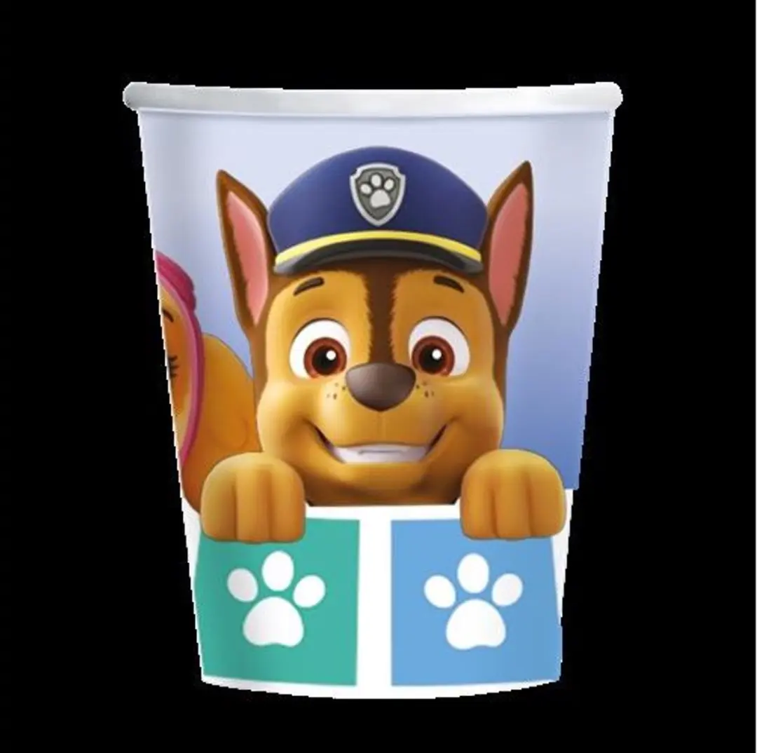 PAW Patrol Papieren Bekers 250ml - 8x - afbeelding 3 van 5