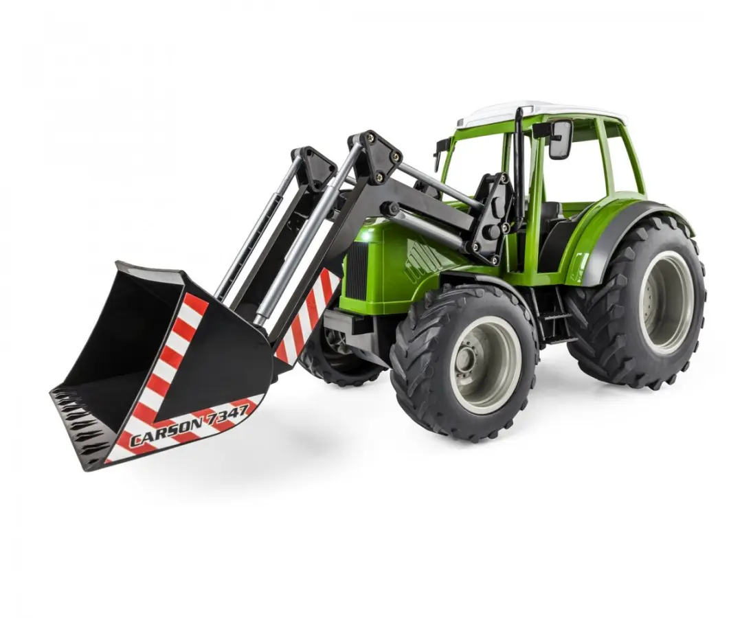 Carson 907347 RC Tractor met Voorlader 1:16 - Groen - afbeelding 6 van 6