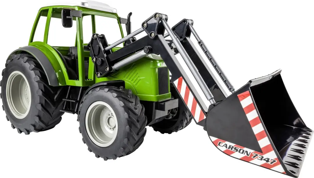 Carson 907347 RC Tractor met Voorlader 1:16 - Groen - afbeelding 3 van 6
