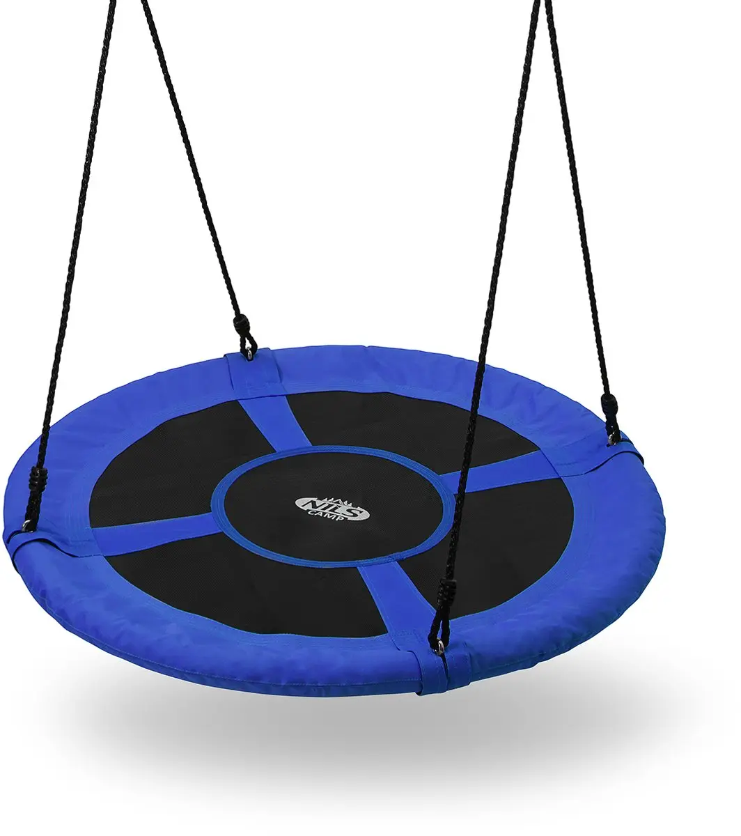 Nils Camp NB5031 Ooievaarsnestschommel - 100cm - Blauw - afbeelding 5 van 6