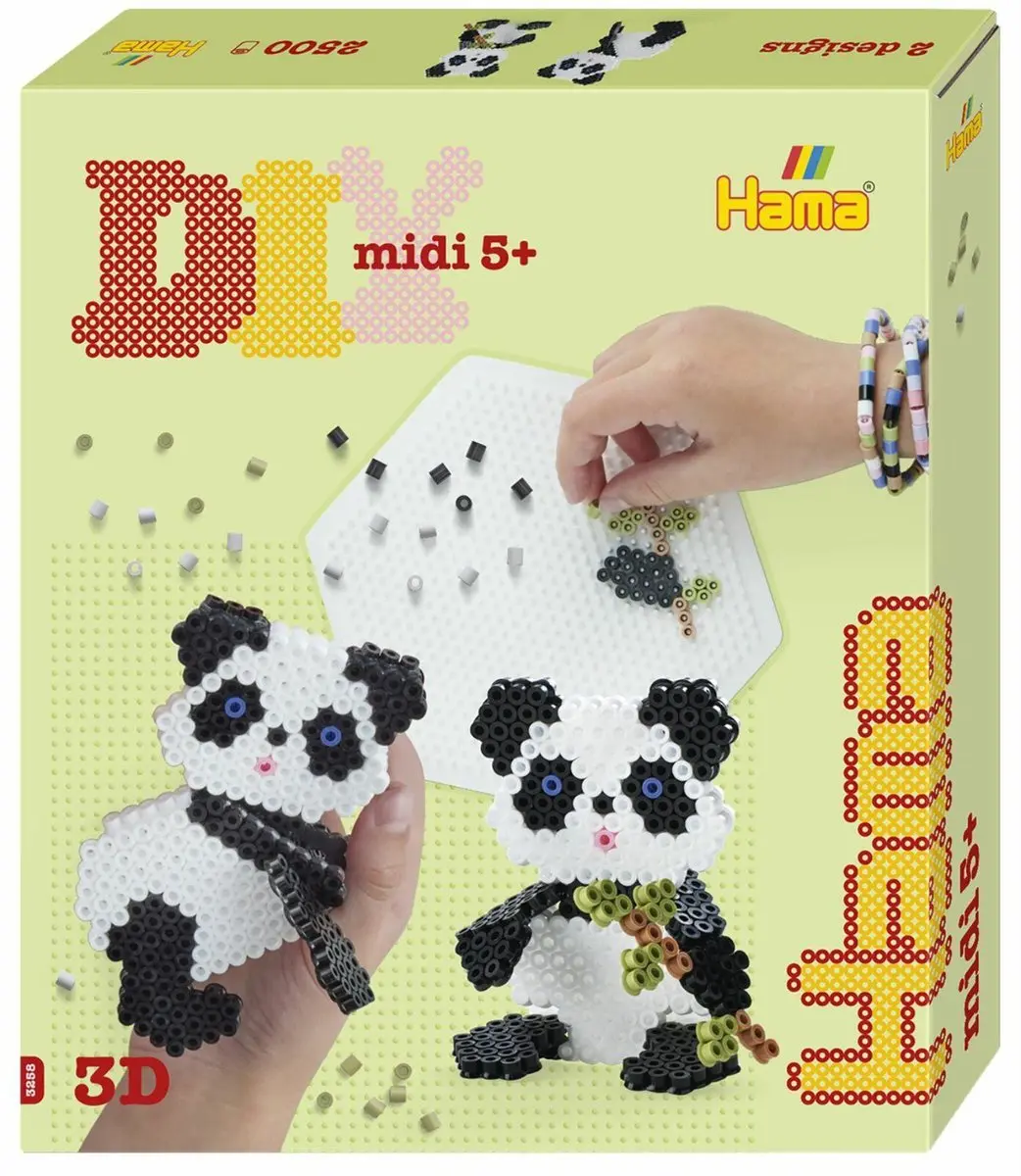 Hama Strijkkralen Set 3D Panda
