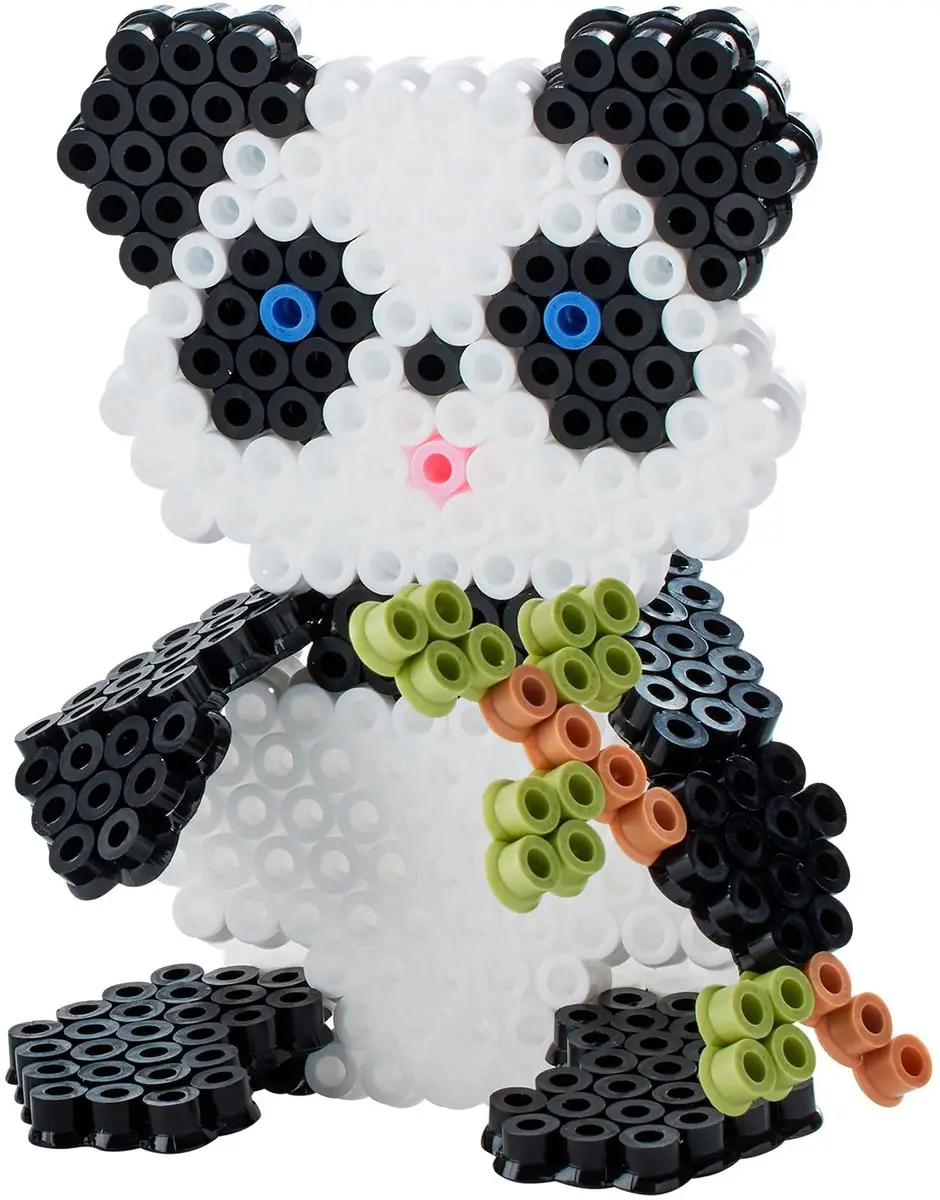 Hama Strijkkralen Set 3D Panda - 2500 Delig - afbeelding 3 van 6