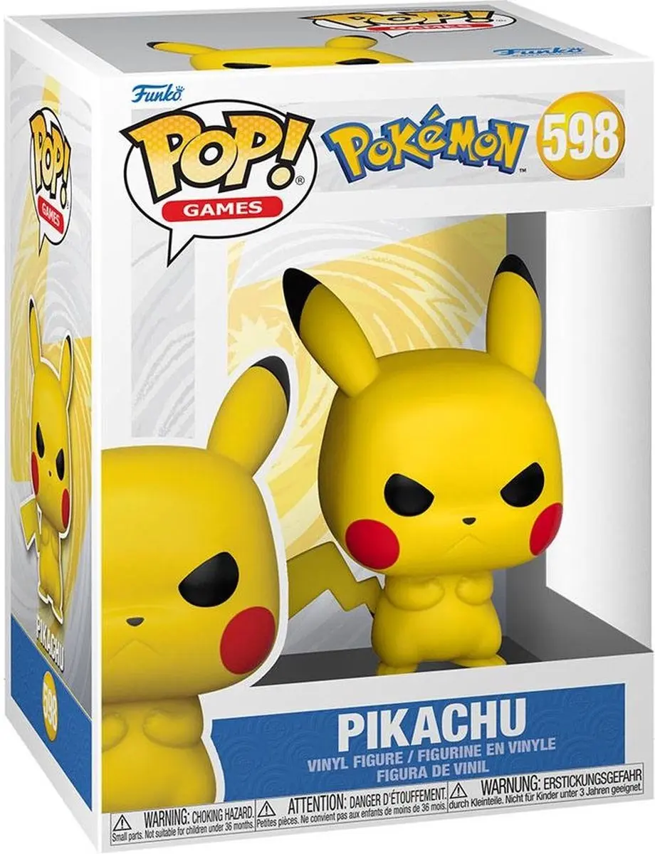 Funko Pop! Grumpy Pikachu #598 Verzamelfiguur - afbeelding 2 van 6