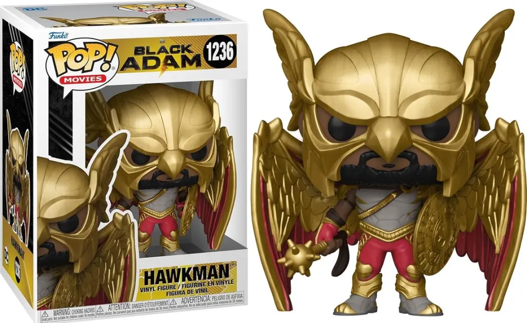 Funko POP! Black Adam Hawkman 9 cm Verzamelfiguur - afbeelding 5 van 6
