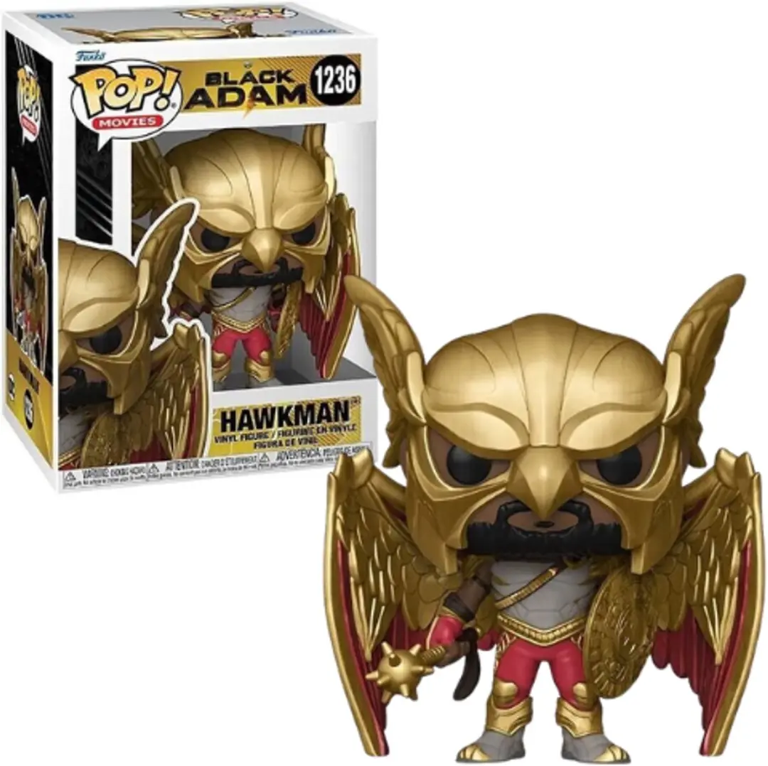 Funko POP! Black Adam Hawkman 9 cm Verzamelfiguur - afbeelding 6 van 6