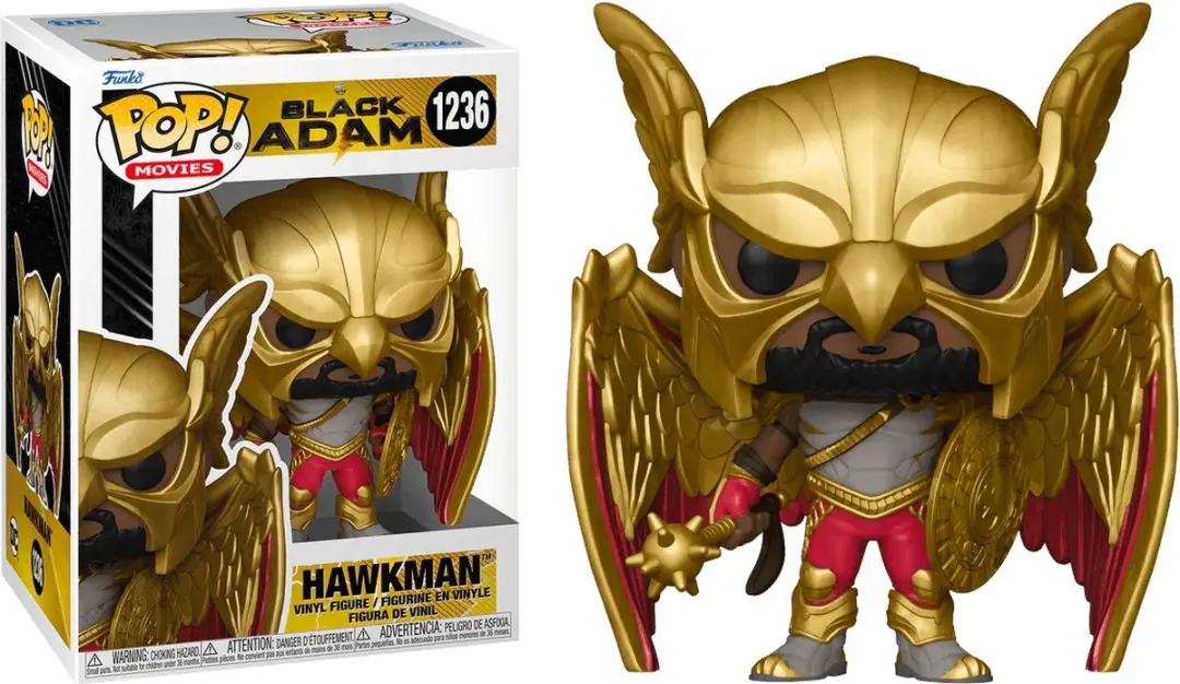 Funko POP! Black Adam Hawkman 9 cm Verzamelfiguur - afbeelding 3 van 6