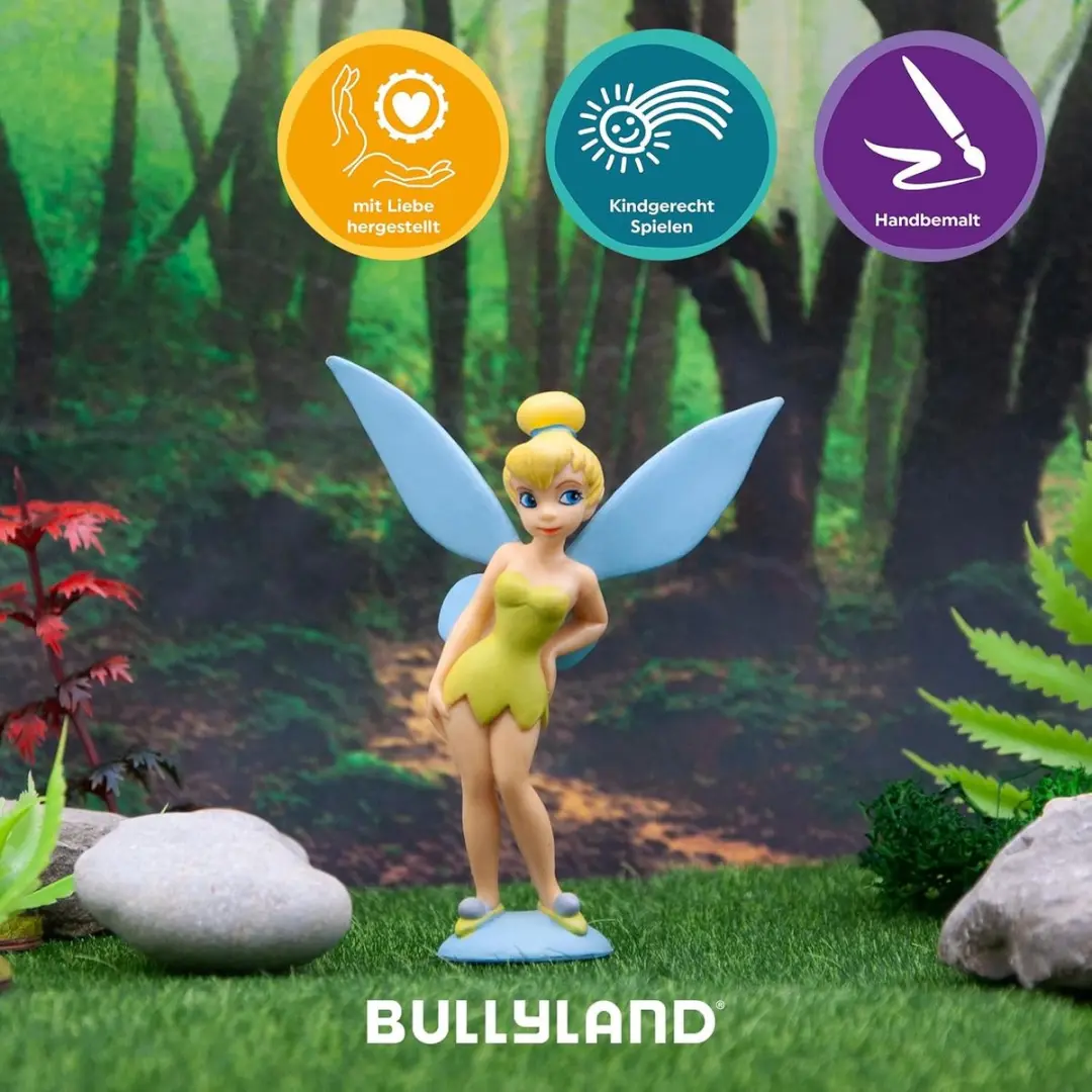 Disney Tinker Bell Speelfiguur - ca. 8,9cm - Groen - afbeelding 4 van 5