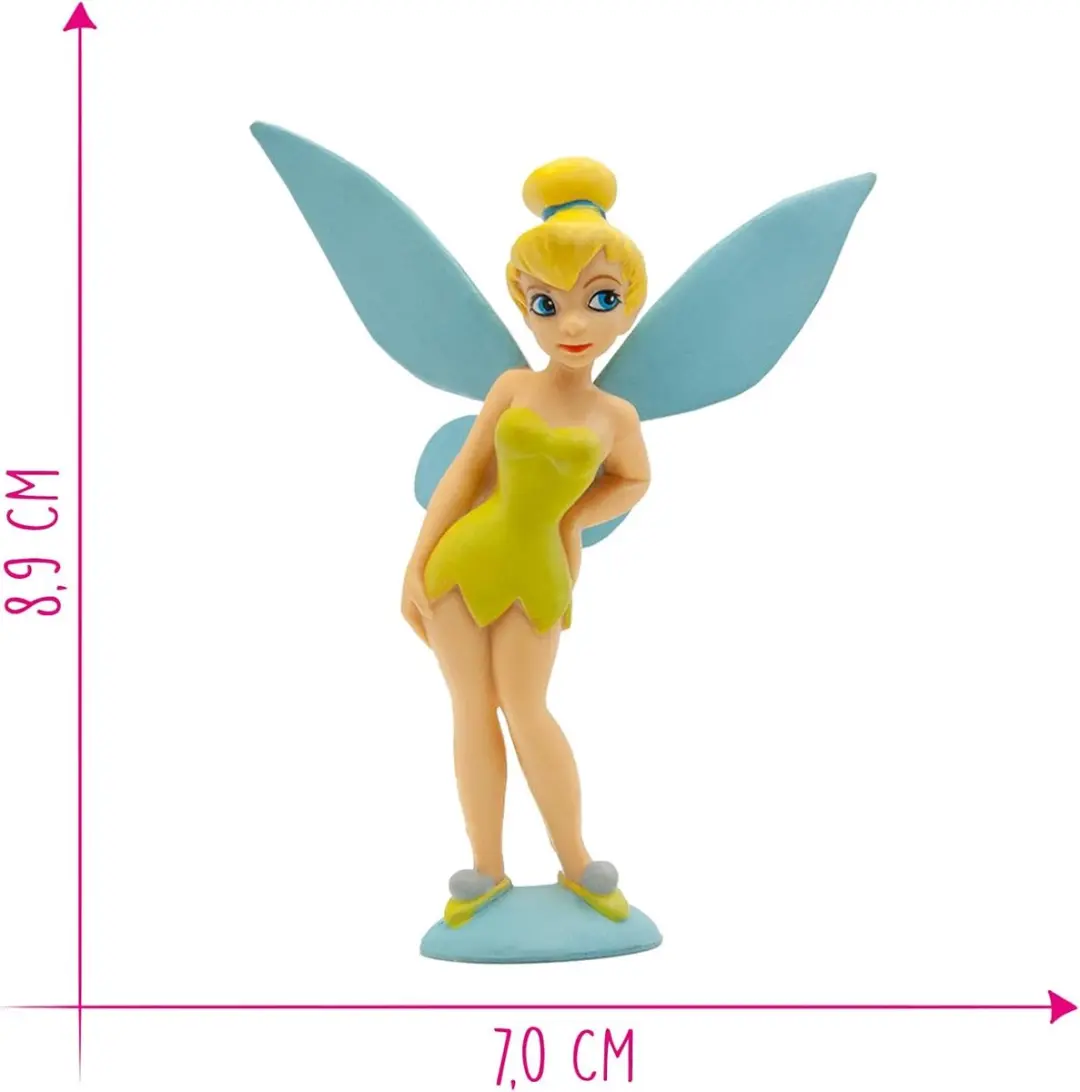 Disney Tinker Bell Speelfiguur - ca. 8,9cm - Groen - afbeelding 2 van 5