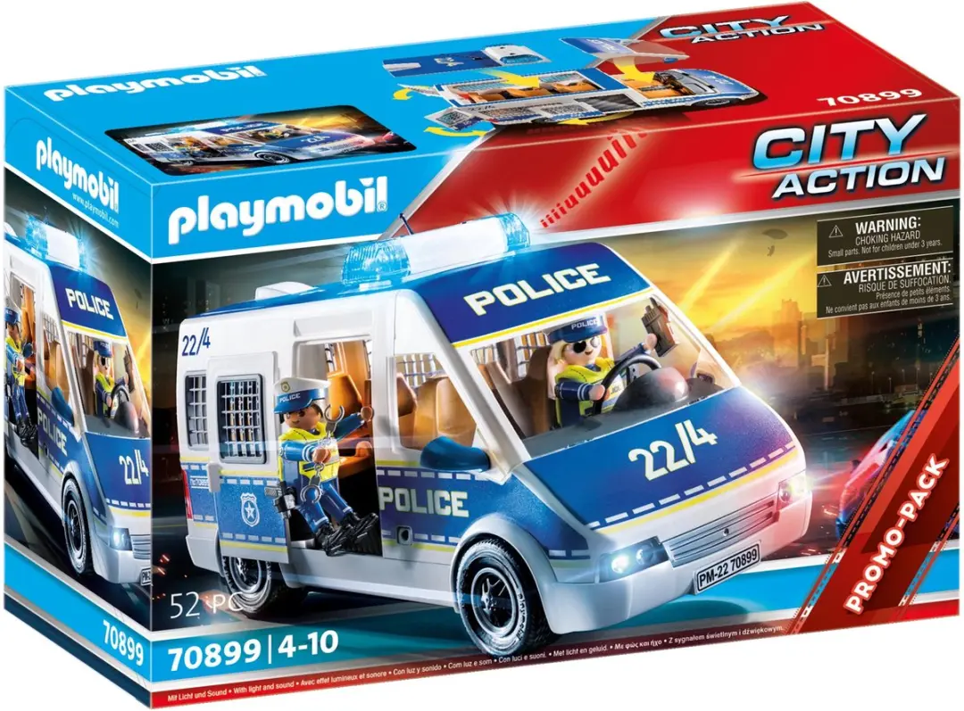 Playmobil City Action Politieauto met Licht en Geluid