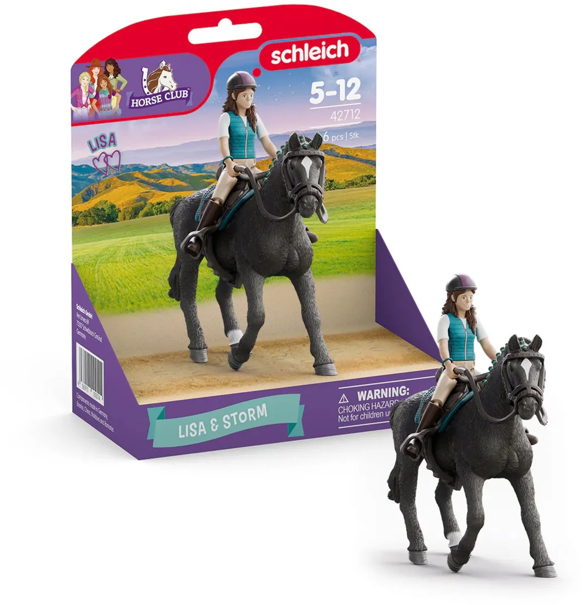 Schleich Horse Club Lisa en Storm 42712 - Multikleur