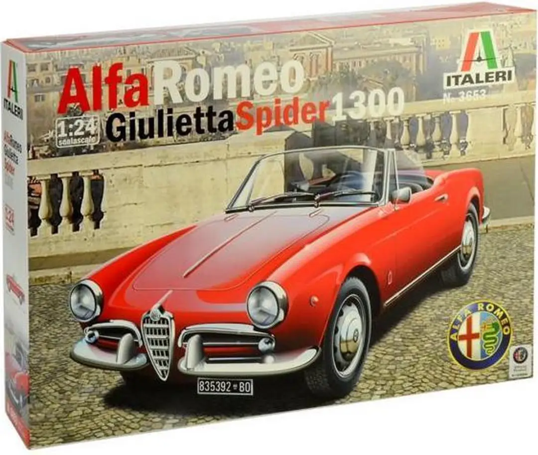 Italeri 3653 Alfa Romeo Giulietta Spider 1300 modelbouwpakket