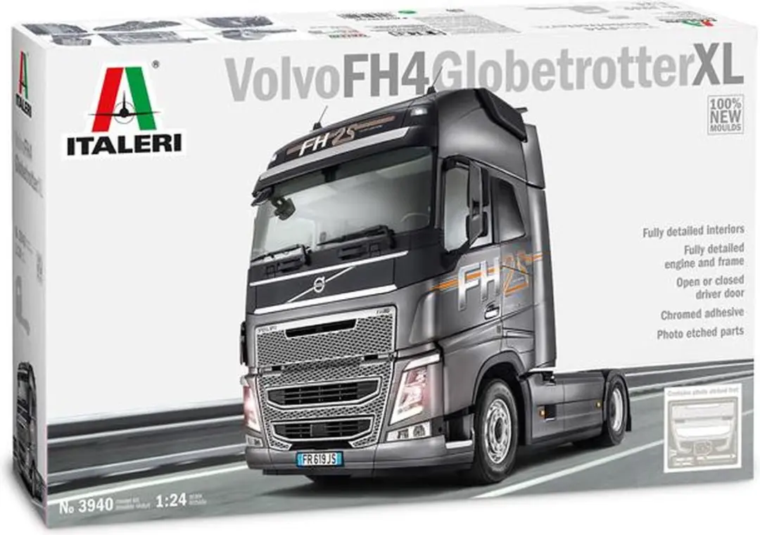 Italeri 3940 - Volvo FH16 Globetrotter XL - 1:24 - afbeelding 2 van 6