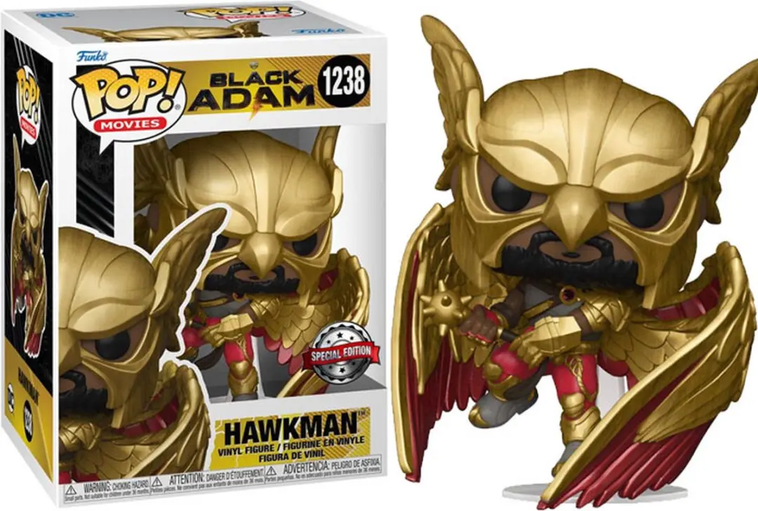 Funko Pop! Black Adam Hawkman #1238 Special Edition - afbeelding 4 van 5