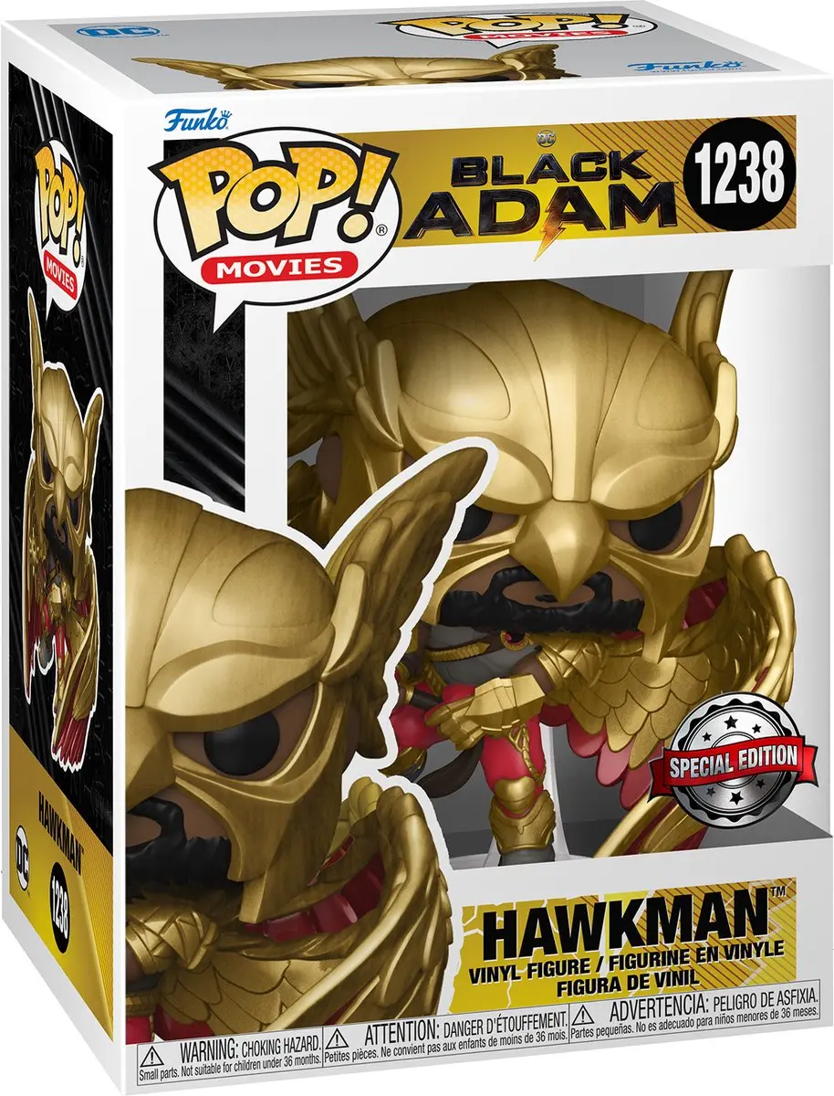 Funko Pop! Black Adam Hawkman #1238 Special Edition - afbeelding 2 van 5