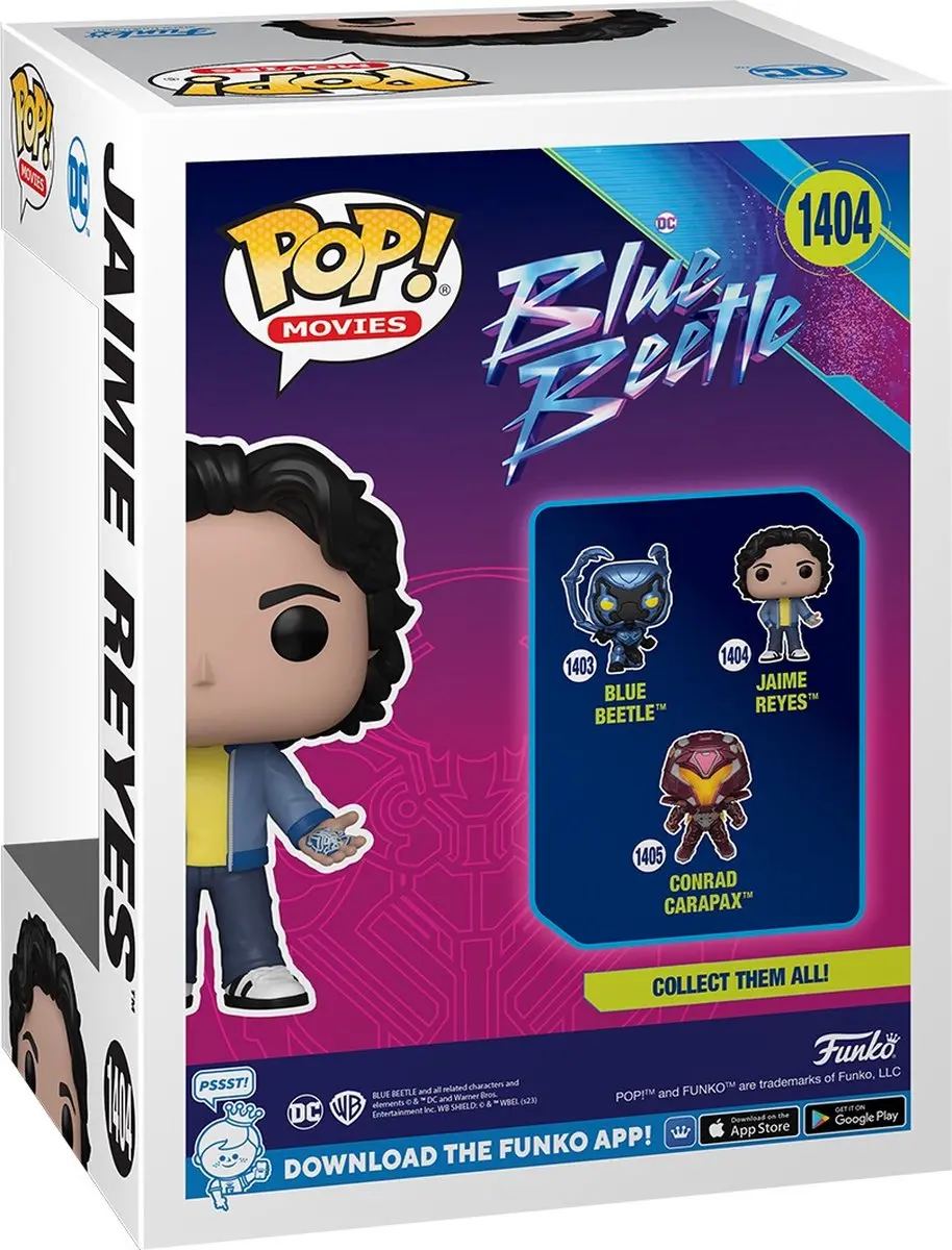 Funko Pop! Blue Beetle Jaime Reyes Verzamelfiguur 9cm - afbeelding 3 van 4