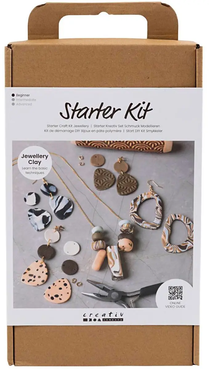Creativ Company Starter Hobbyset Sieraden Klei - 9 stuks - afbeelding 5 van 5