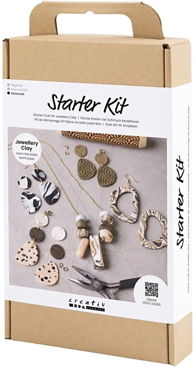 Creativ Company Starter Hobbyset Sieraden Klei - 9 stuks - afbeelding 4 van 5