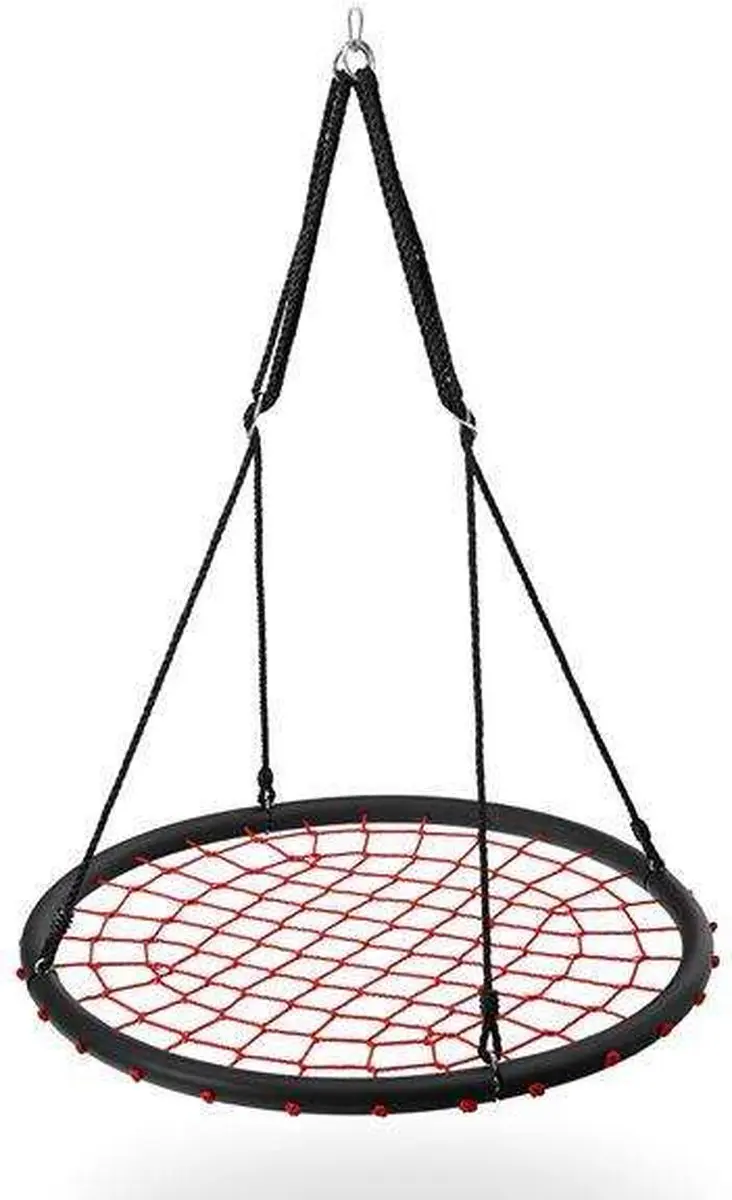 Nils CAMP Ooievaarsnestschommel NB5038 - Ø100cm - Blauw - afbeelding 4 van 6