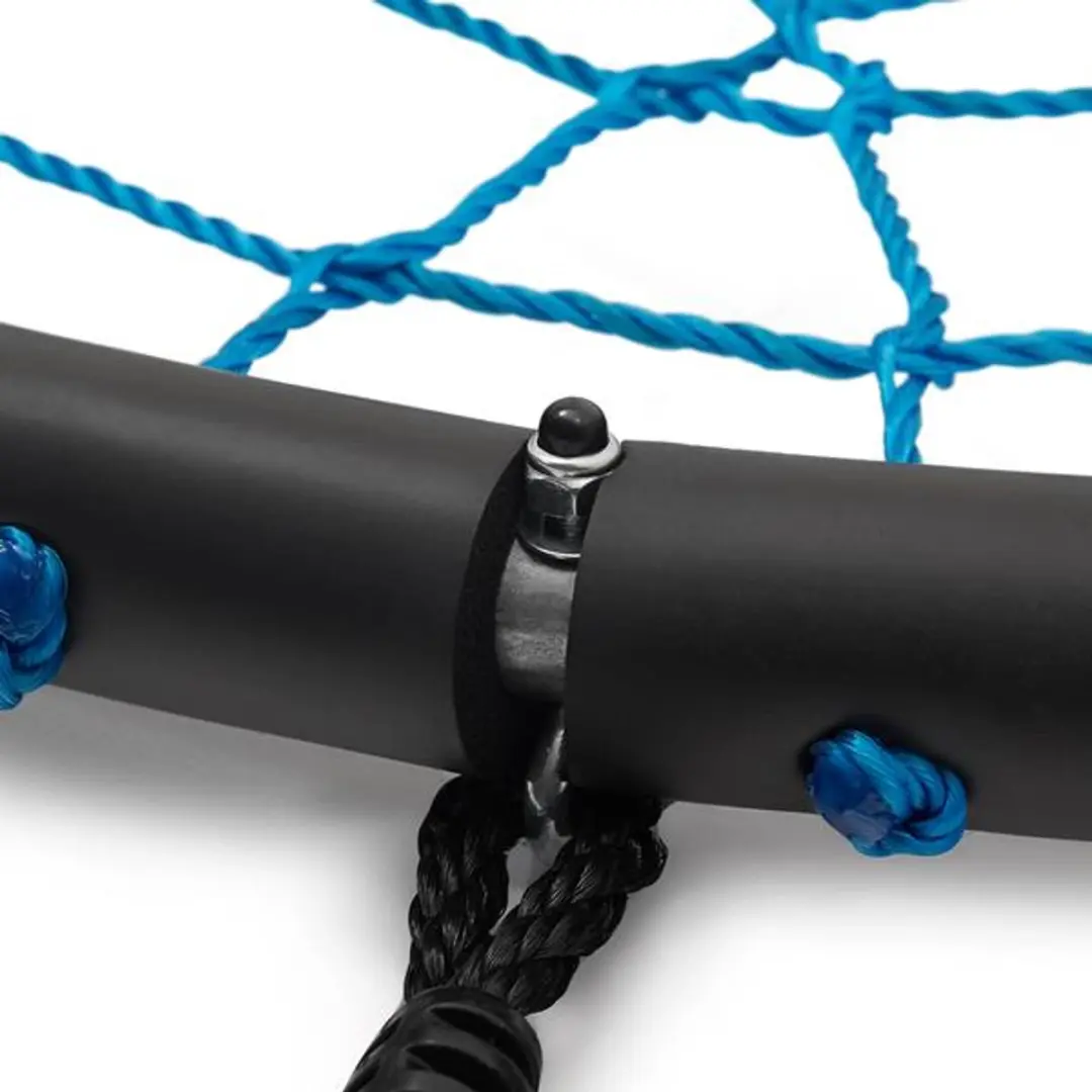 Nils CAMP Ooievaarsnestschommel NB5038 - Ø100cm - Blauw - afbeelding 6 van 6