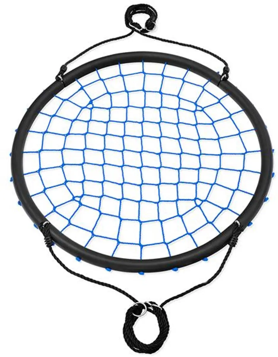 Nils CAMP Ooievaarsnestschommel NB5038 - Ø100cm - Blauw - afbeelding 5 van 6