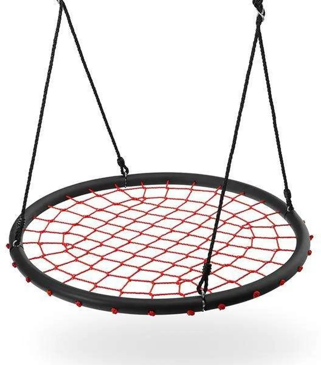 Nils CAMP Ooievaarsnestschommel NB5038 - Ø100cm - Blauw - afbeelding 2 van 6