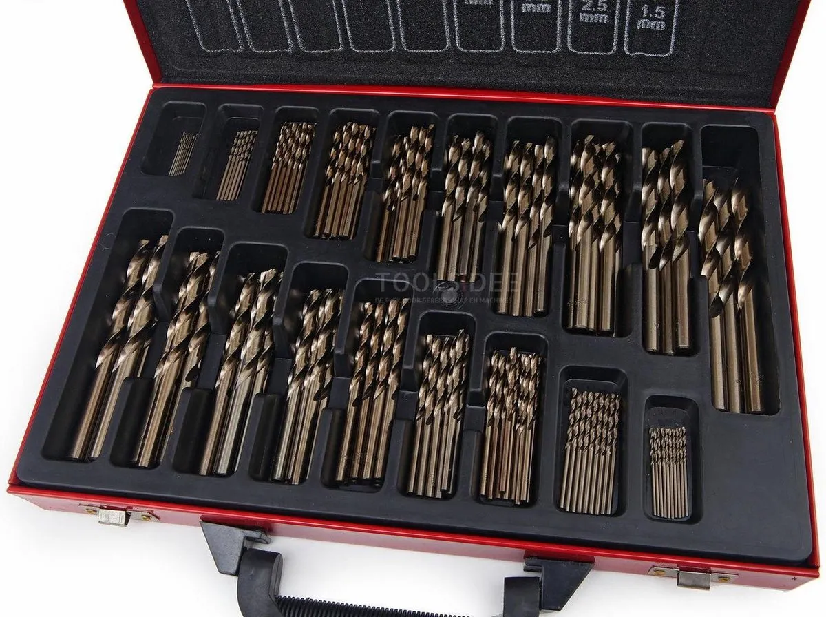 HBM 150-delige M35 Cobalt Borenset Ø1cm - Metaal
