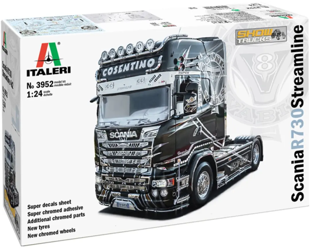 Italeri Scania R730 V8 Streamline Show Truck 1:24