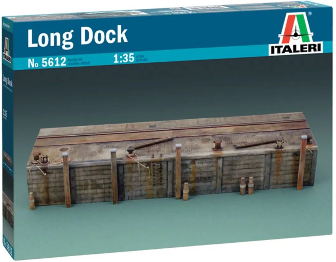 Italeri Long dock (kade) 2x 30 cm