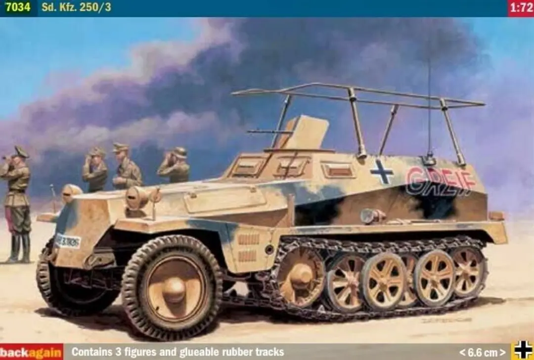 Italeri Sd.Kfz. 250/3 Modelbouwpakket - 1:72 - ITA7034 - afbeelding 2 van 2