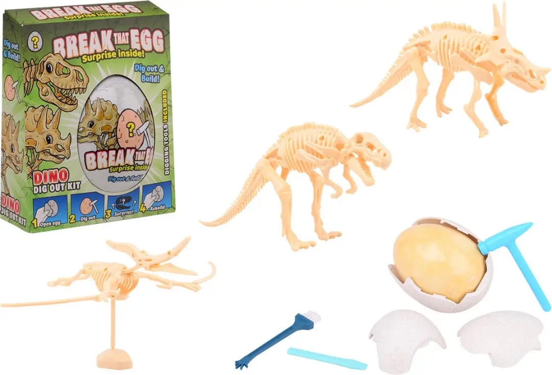 Johntoy Breek het ei dinosaurusfossiel