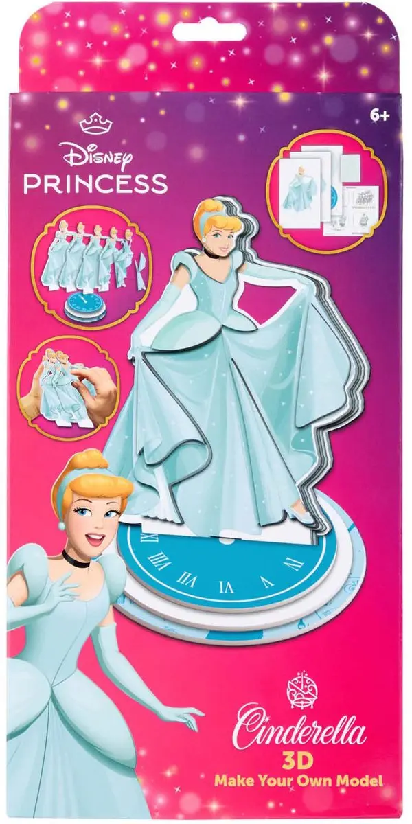 Disney Assepoester Maak Je Eigen 3D Figuur