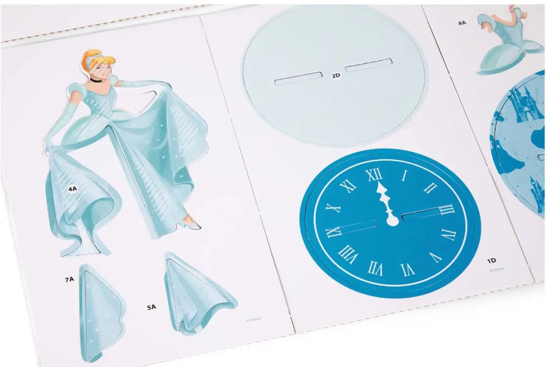 Disney Assepoester Maak Je Eigen 3D Figuur - 12 Onderdelen - afbeelding 4 van 5