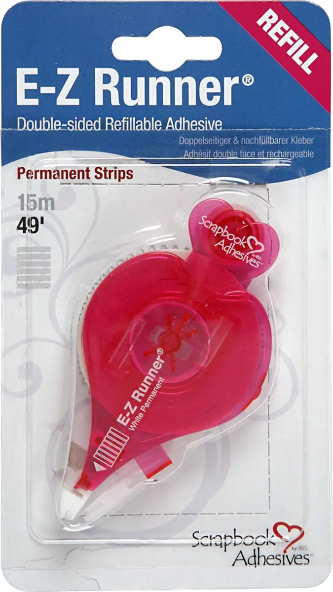 3L E-Z Runner Taperoller Navulling Permanent 8mm - 15m - afbeelding 3 van 3