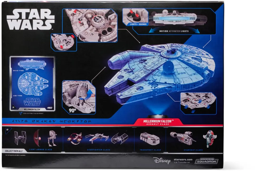 Star Wars Millennium Falcon Voertuig - 23cm - afbeelding 6 van 6