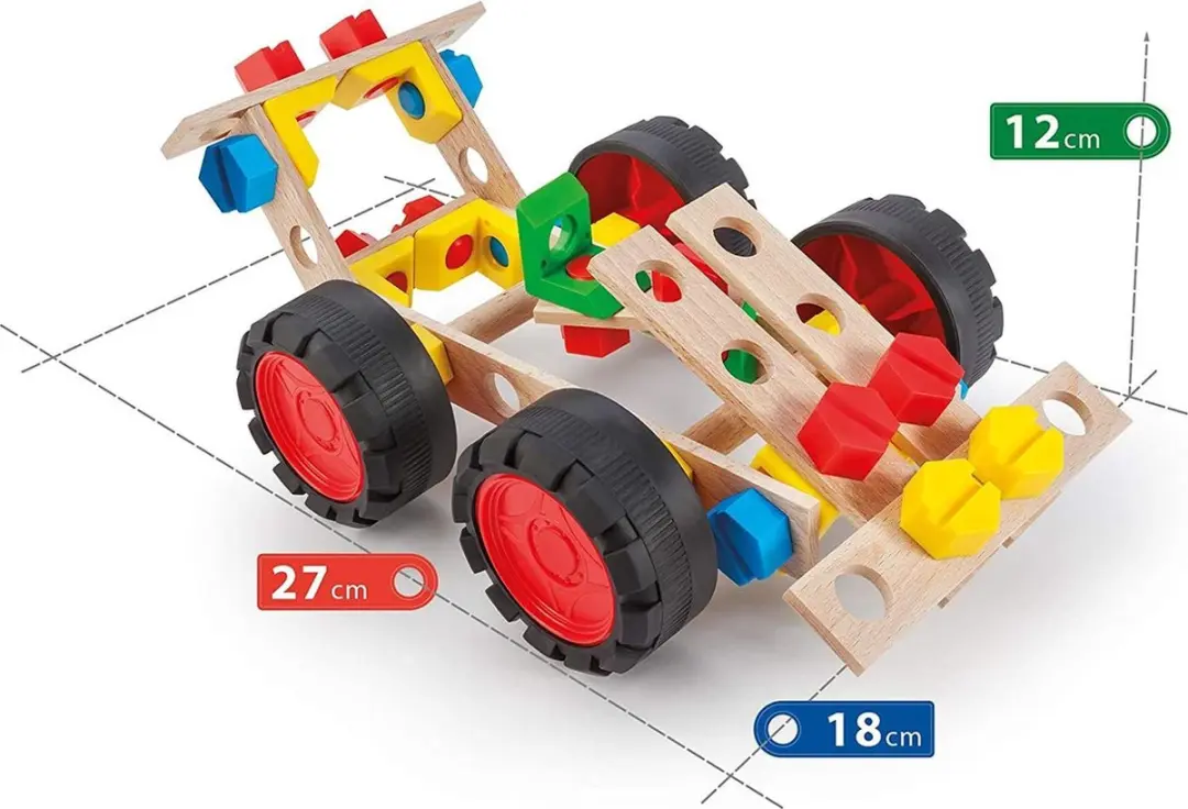 Alexander Toys Constructor Junior Race Auto - 55 onderdelen - afbeelding 4 van 6